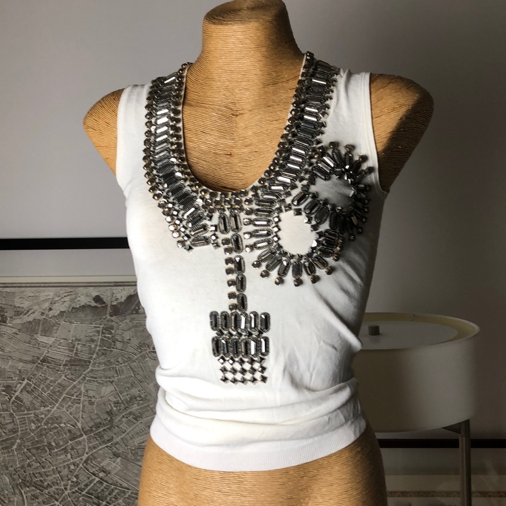 Givenchy top metallic embroidered Top